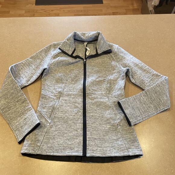 Worn x1 Lululemon Define Jacket Size 4 Womens Gray & Black - Spring Fall Coat - Picture 1 of 13